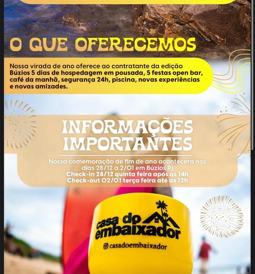 Casa Do Embaixador Reveillon Em Buzios! Hotel